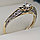 Золотое кольцо с бриллиантами 0.45Сt SI2/I, EX - Cut, фото 6