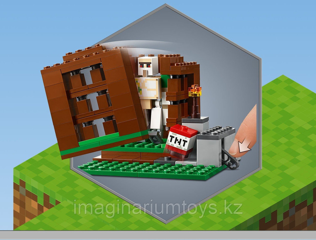 Конструктор Lego Minecraft Аванпост разбойников - фото 6 - id-p93727110