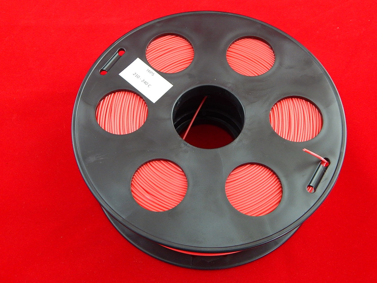 Красный HIPS пластик Bestfilament 1 кг (2,85 мм) для 3D-принтеров - фото 1 - id-p93727921