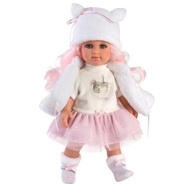 Кукла Елена с шикарными нежно-розовыми волосами!