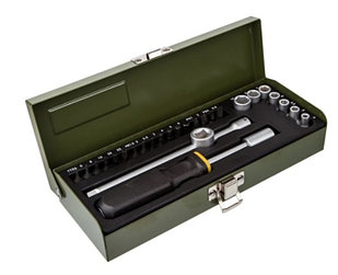 23072 Proxxon Набор торцевых головок и бит ¼ дюйма, 26 предметов