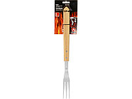 Вилка для барбекю с деревянной ручкой BBQ, фото 3