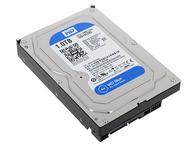 HDD 1000 Gb Western Digital, 3.5", 64Mb, 5400rpm, Serial ATA III-600, Blue