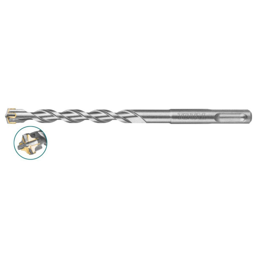 (TAC310603C) Бур SDS Plus крестообразный наконечник 6x210 Total