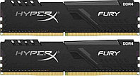 DDR-4 DIMM 64Gb/3200MHz PC25600 Kingston HyperX Fury RGB, 2x32Gb Kit, CL16-20-20, Dual rank, BOX