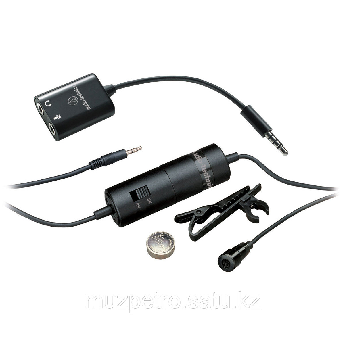 Микрофон для смартфона петличный (jack 3.5) AUDIO-TECHNICA ATR 3350xiS - фото 1 - id-p93758494