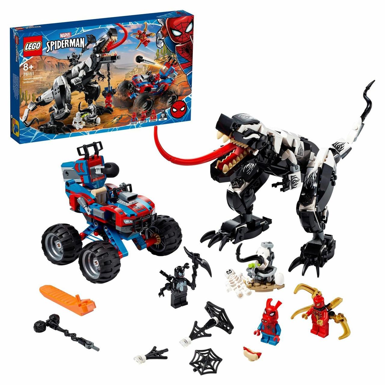 Lego 76151 Супер Герои Человек-Паук: Засада на веномозавра