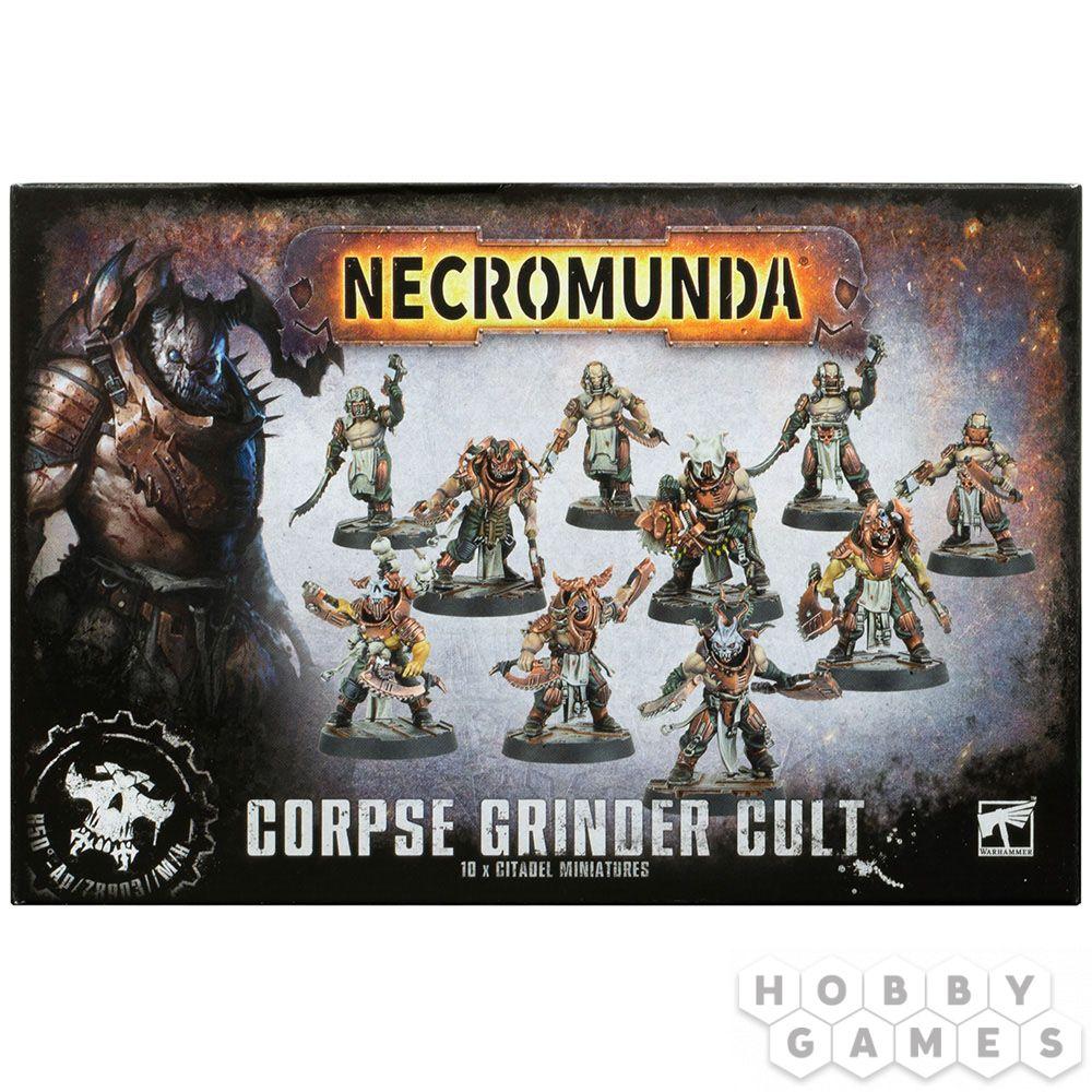 ВАРХАММЕР МИНИАТЮРЫ Набор "Некромунда: Культ дробителей трупов" (NECROMUNDA: CORPSE GRINDER CULT)