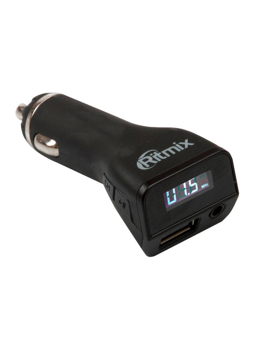 MP3 car FM modulator + USB charger, Ritmix FMT-A740 - фото 2 - id-p93760656