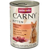 Animonda 400г с говядиной, телятиной и курицей Консервы для котят Carny Kitten - Baby Pate