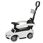 Каталка PITUSO MERCEDES-BENZ (ручка, бампер, подставка для ног, White)