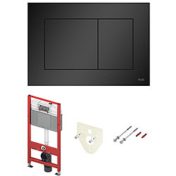 Комплект инсталляции 4 в 1 с панелью смыва ТЕСЕnow для установки подвесного унитаза (K440407)