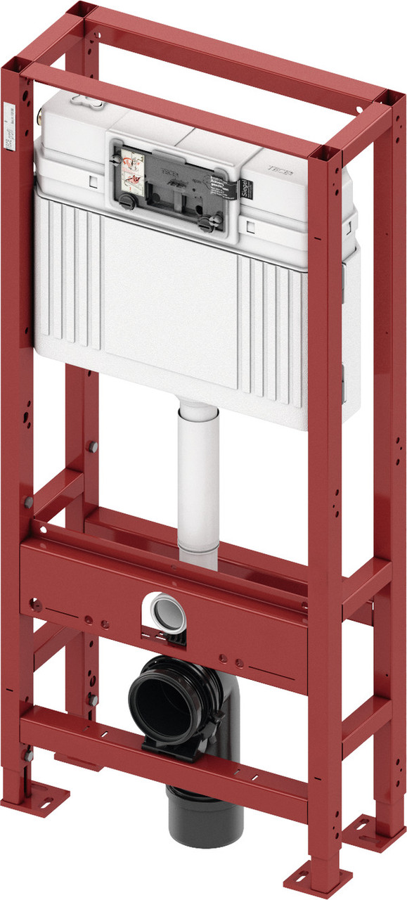 Застенный четырехопорный модуль TECEprofil с универсальным смывным бачком, высота 1120 мм (9300393), фото 1
