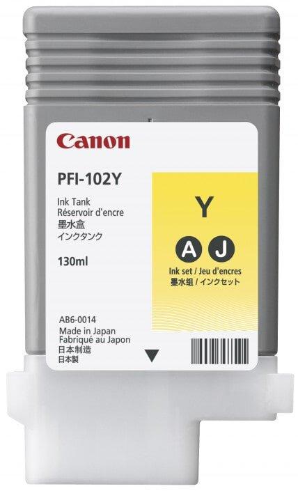 Картридж Canon PFI 102 Yellow для imagePROGRAF iPF500/510/600/605/610 0898B001