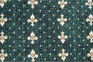 Бытовой ковролин Berber - Luiza 3601 8 20455 4м зеленый с лилиями