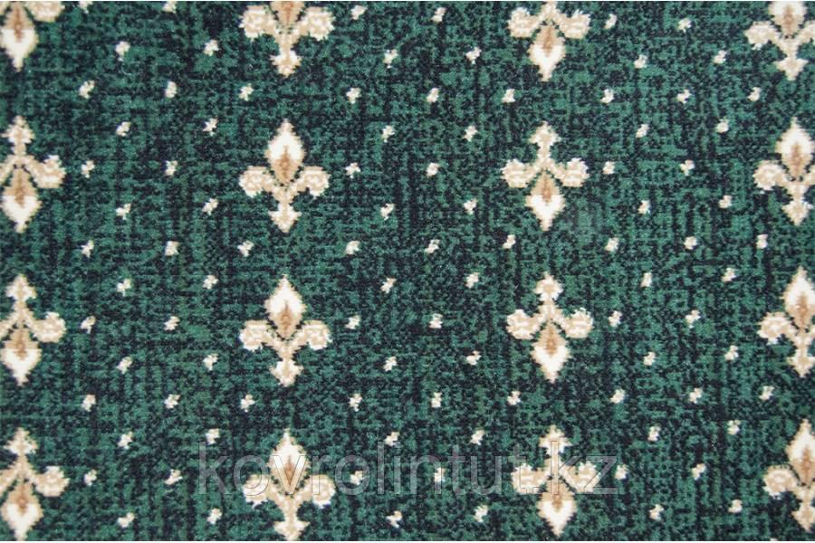 Бытовой ковролин Berber - Luiza 3601 8 20455 4м зеленый с лилиями - фото 1 - id-p93772073