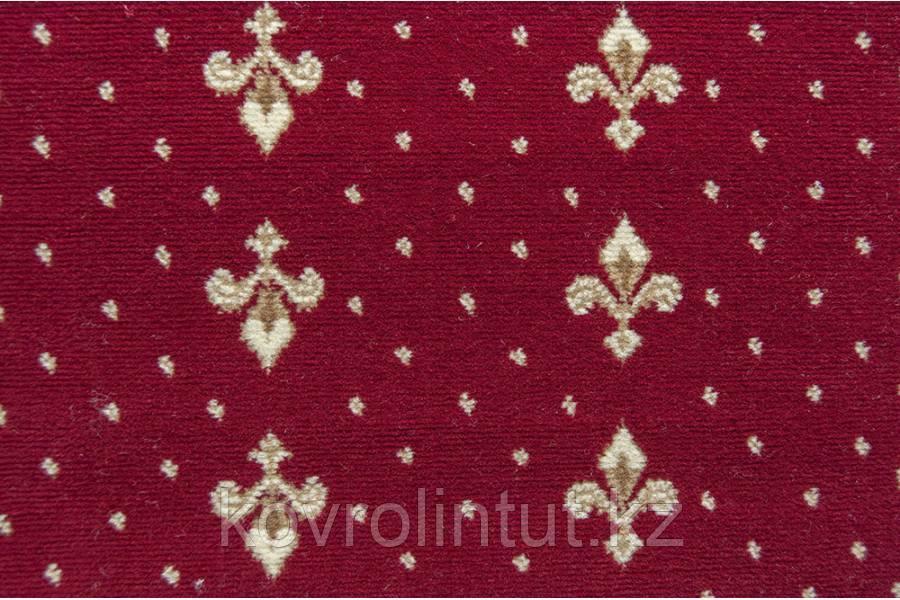 Ковролан Berber - Luiza 3601 8 20733 4м бордовый с лилиями