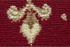 Ковролан Berber - Luiza  3601 8 20733   4м бордовый с лилиями, фото 2
