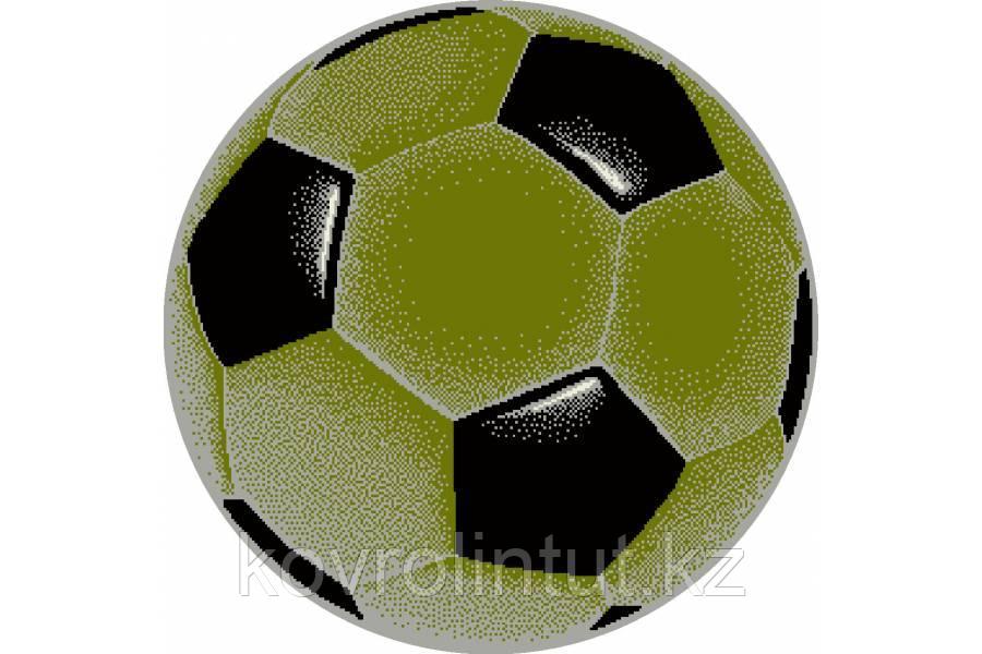 Детский коврик 0,67 х 0,67  Круглый  11198/130  Зелёный футбольный мяч