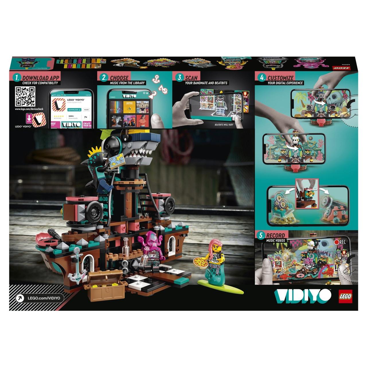 Lego 43114 VIDIYO Корабль Пирата Панка