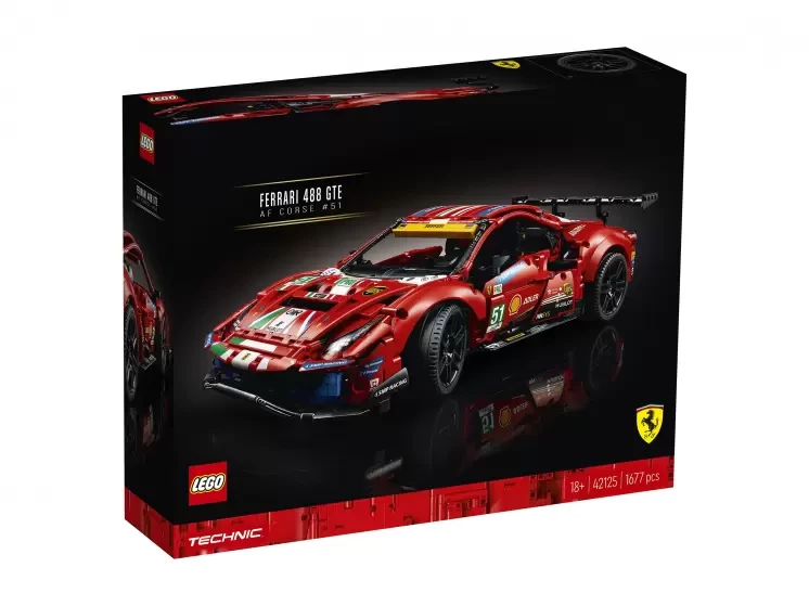 Lego 42125 Техник Ferrari 488 GTE AF Corse #51 - фото 1 - id-p93774152