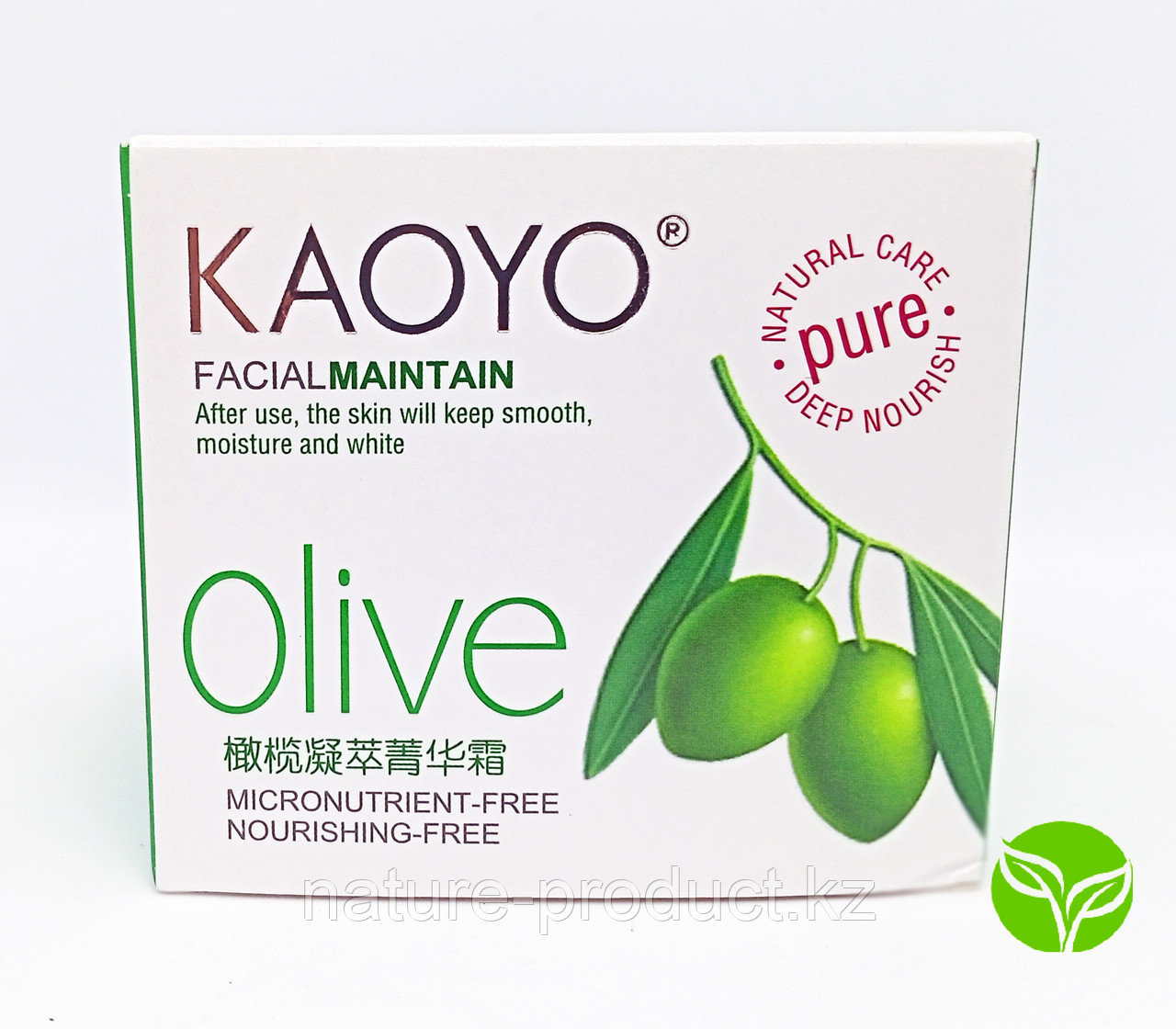 KAOYO - КРЕМ ДЛЯ ЛИЦА ОЛИВА