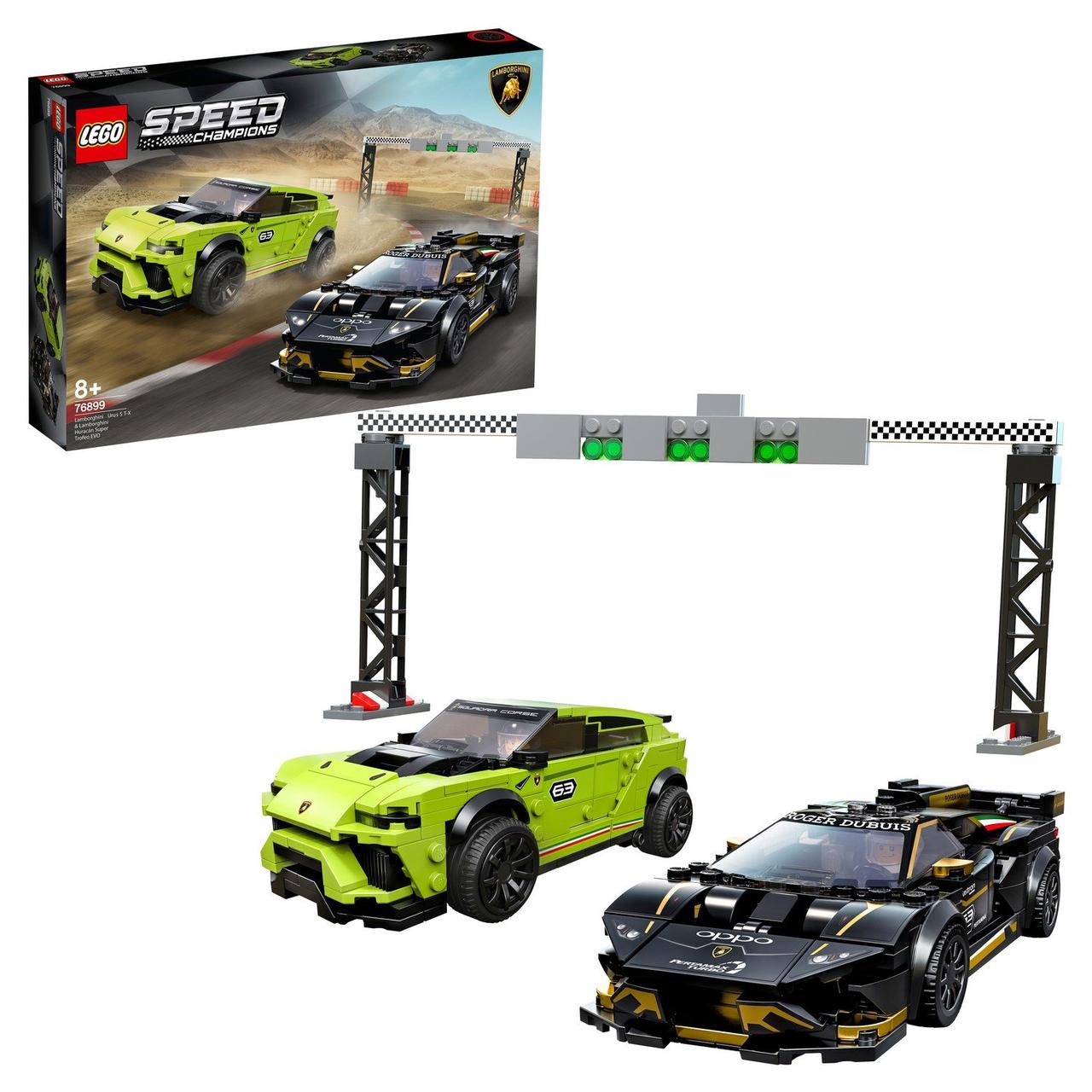 Конструктор LEGO Speed Champions Lamborghini Urus ST-X Lamborghini Huracan Super Trofeo EVO