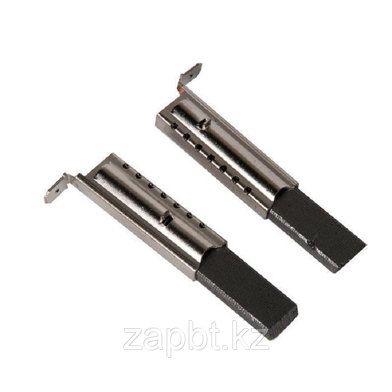 Угольные щетки двигателя стиральной машины 5*12,5*35 в металлическом корпусе, фото 1