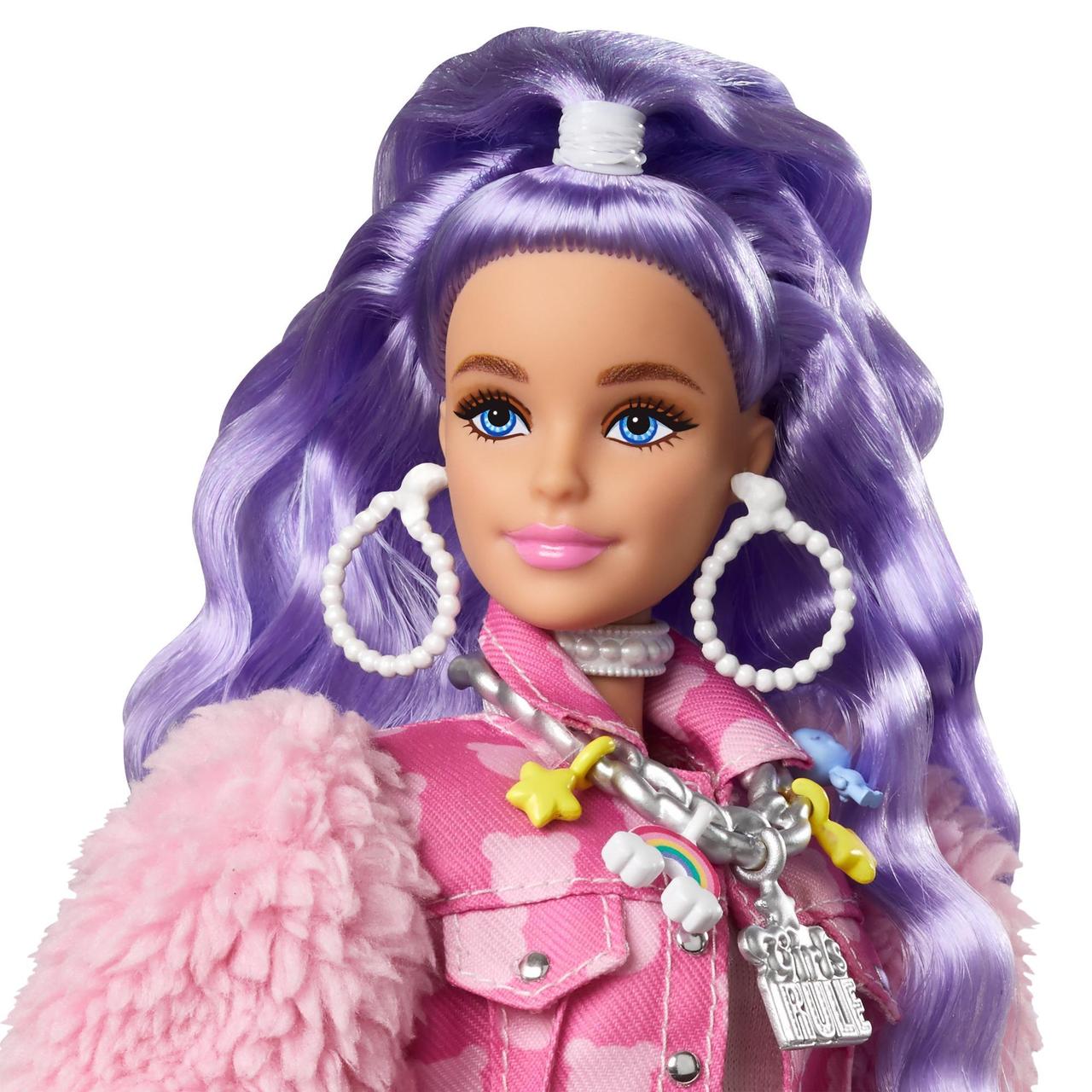 Barbie Экстра Модная Кукла Милли с сиреневыми волосами №6, Барби - фото 4 - id-p93775200