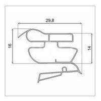 Уплотнитель холодильника Индезит Indesit 83*57 SB105.40, BI16S, SB15.020, C123D, C132WFQ.016, B16NF.025, C236N