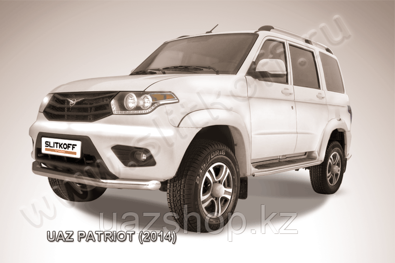 Защита переднего бампера d76 UAZ PATRIOT (2014)