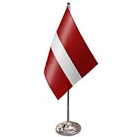 Государственный флаг Латвии, размер: 15х22 см