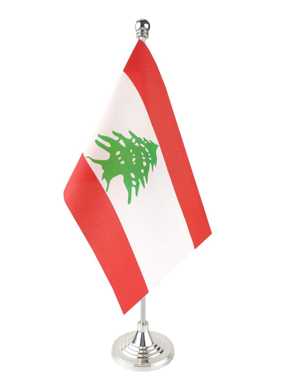 Государственный флаг Ливана, размер: 15х22 см - фото 1 - id-p93789038