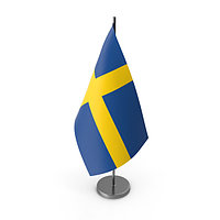 Государственный флаг Швеции, размер: 15х22 см