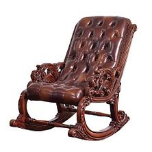 Деревянное кресло-качалка, фото 2