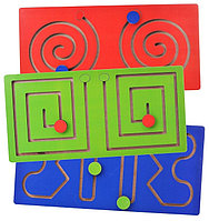 Настольная развивающая игра "Лабиринт "Мастер игрушек" Полушарные доски"