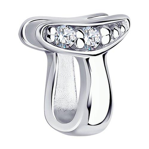 Подвеска из серебра с фианитами DIAMANT ( SOKOLOV ) покрыто родием 94-130-01312-1