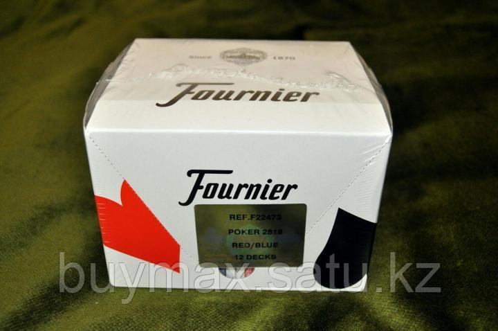 Карты Fournier Фурнье для покера 100% пластик, красная рубашка - фото 6 - id-p93806186