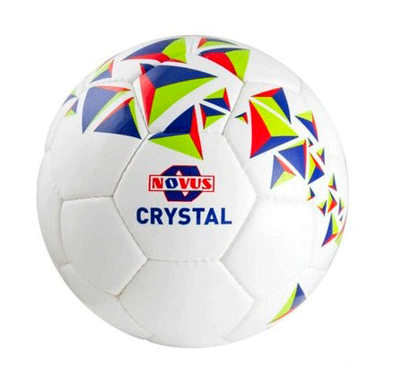 Мяч футбольный Novus CRUSTAL, PVC, бел/син/красн, р.3 - фото 1 - id-p87796752
