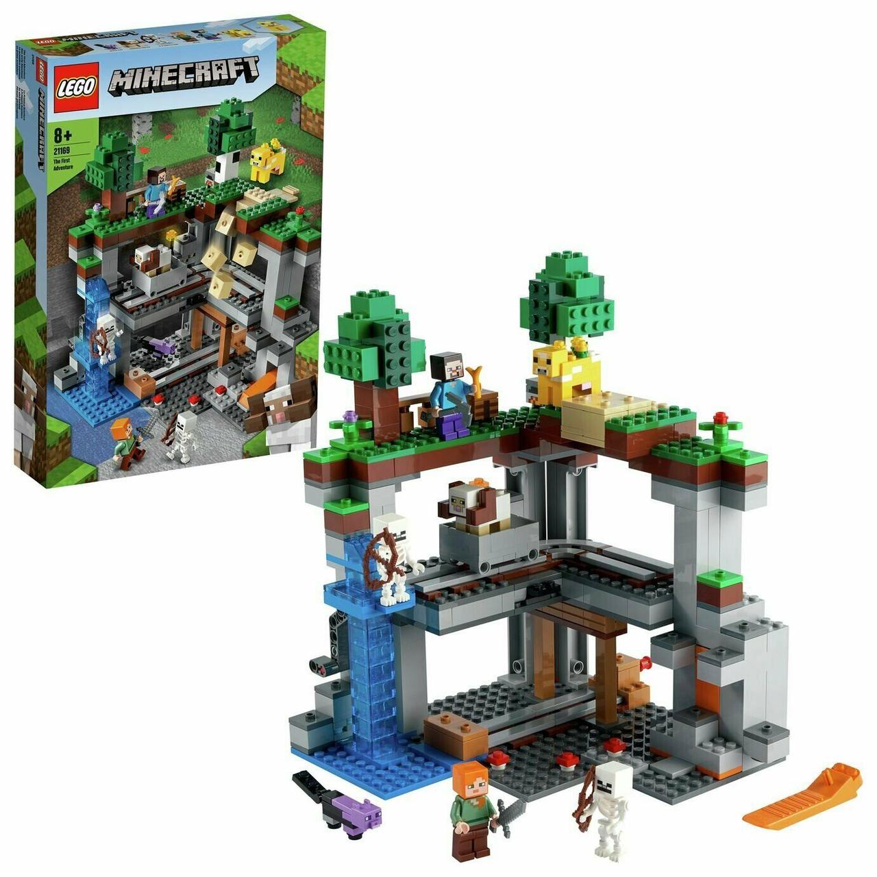 LEGO Minecraft 21169 Первый приключенческий строительный набор
