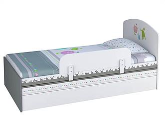Ящик к кровати Polini kids Basic 180х90, (белый), в основание кроватки Polini Basic Монстрики и Polini Basic Д