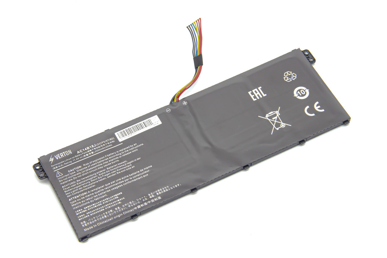 Аккумулятор для ноутбука Acer Aspire ES1-571, AC14B18J (11.31V, 2200 mAh)
