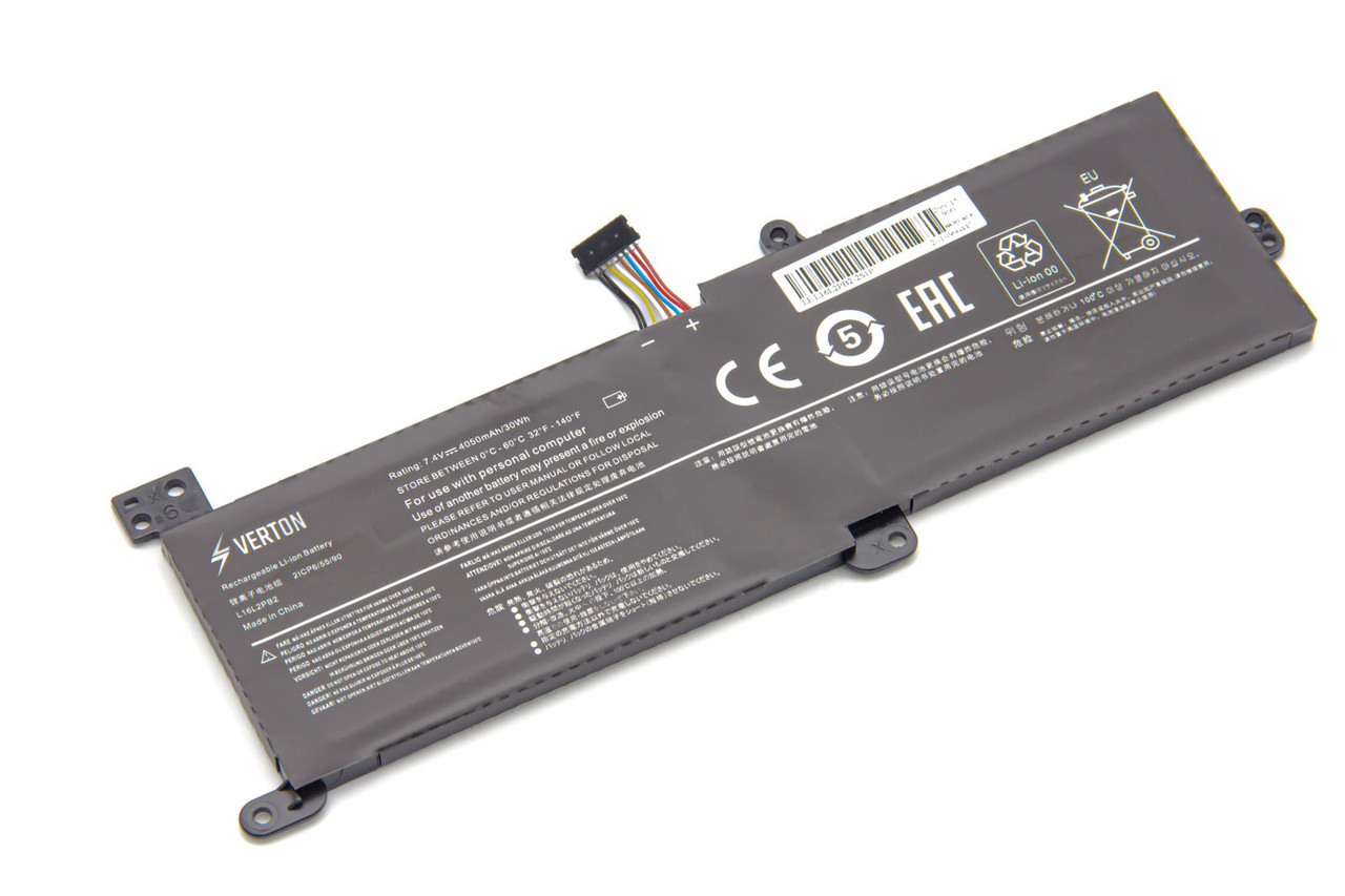 Аккумулятор для ноутбука Lenovo Ideapad 320-15, L16C2PB1 (7.6V, 4050mAh) - фото 1 - id-p66560622