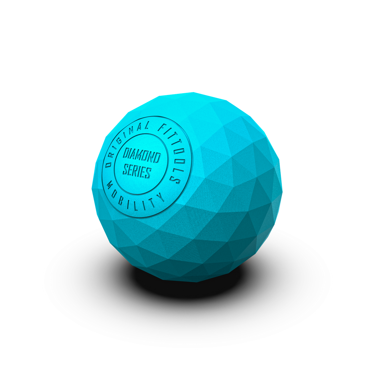 Набор из двух массажных мячей с кистевым эспандером бирюзовый FT-SM3ST-TQ - фото 7 - id-p93812797