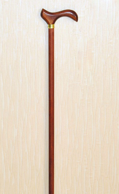 Трость деревянная с деревянной ручкой 90 см Мега-Оптим ДР