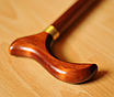 Трость деревянная с деревянной ручкой 85 см, УПС "Антилёд" , Мега-Оптим ДР-А, фото 3
