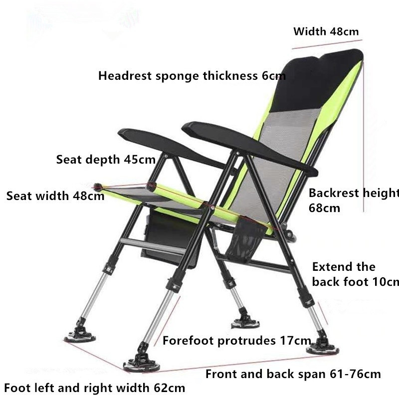 Кресло фидерное Sneda, зеленое
