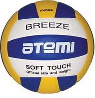 Мяч волейбольный Atemi, BREEZE, синтетическая кожа Microfiber, син.-жёлт.-бел