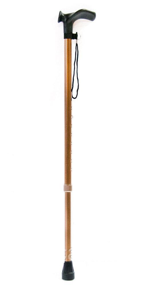 Трость телескопическая Мега-Оптим с анатомической ручкой мужская, левая ТР1 (ПР) 760-985