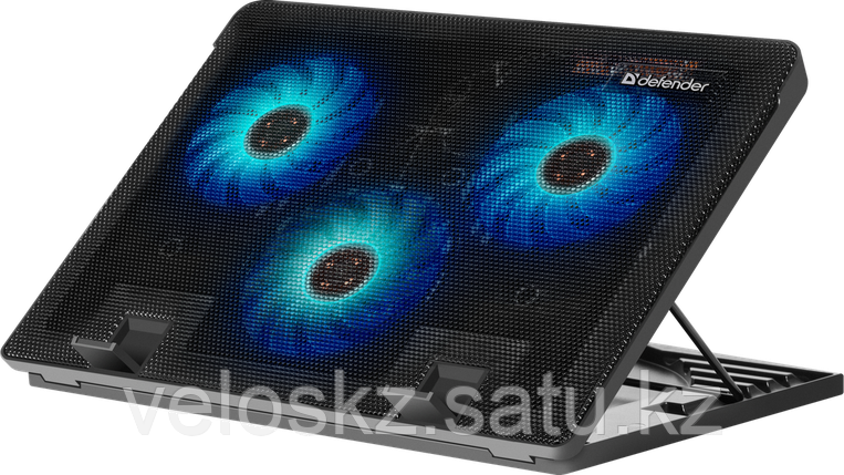 Defender Охлаждающая подставка для ноутбука Defender NS-501 15.6-17, 2USB, 3 вентилятора, фото 2